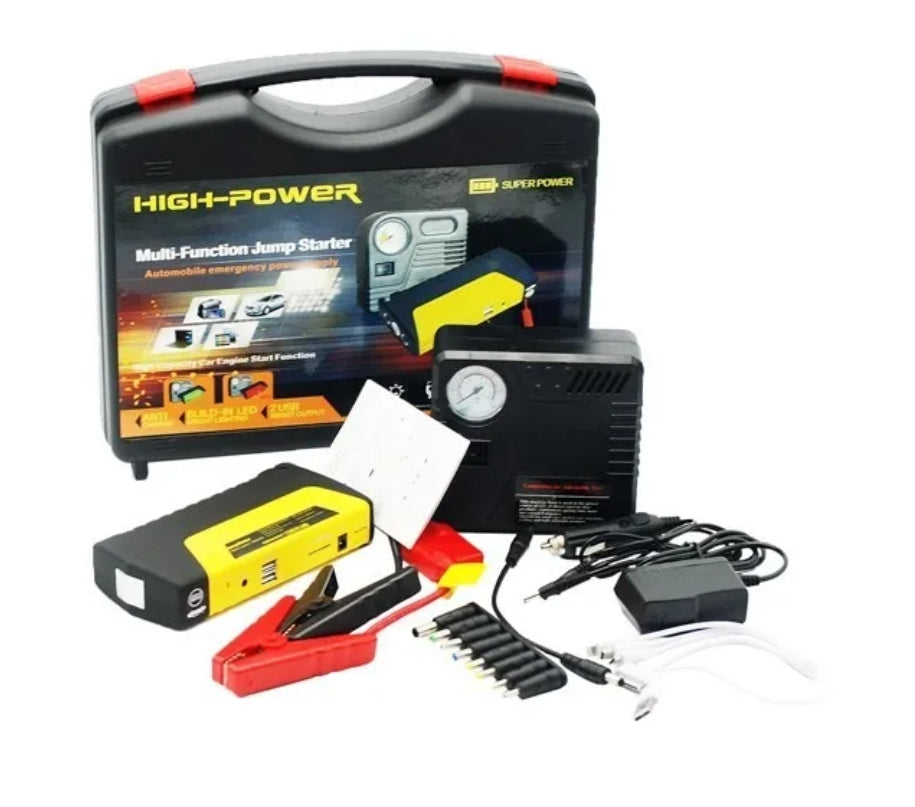 JUMP CAR STARTER AND REPAIR TIRE AIR